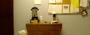 coffee station at the office