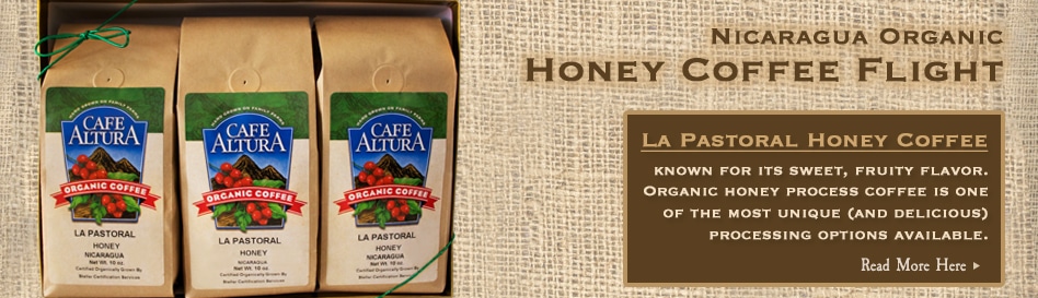 Organic Honey Process Coffee - Cafe Altura