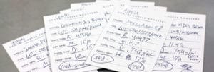 cupping and scoring coffee